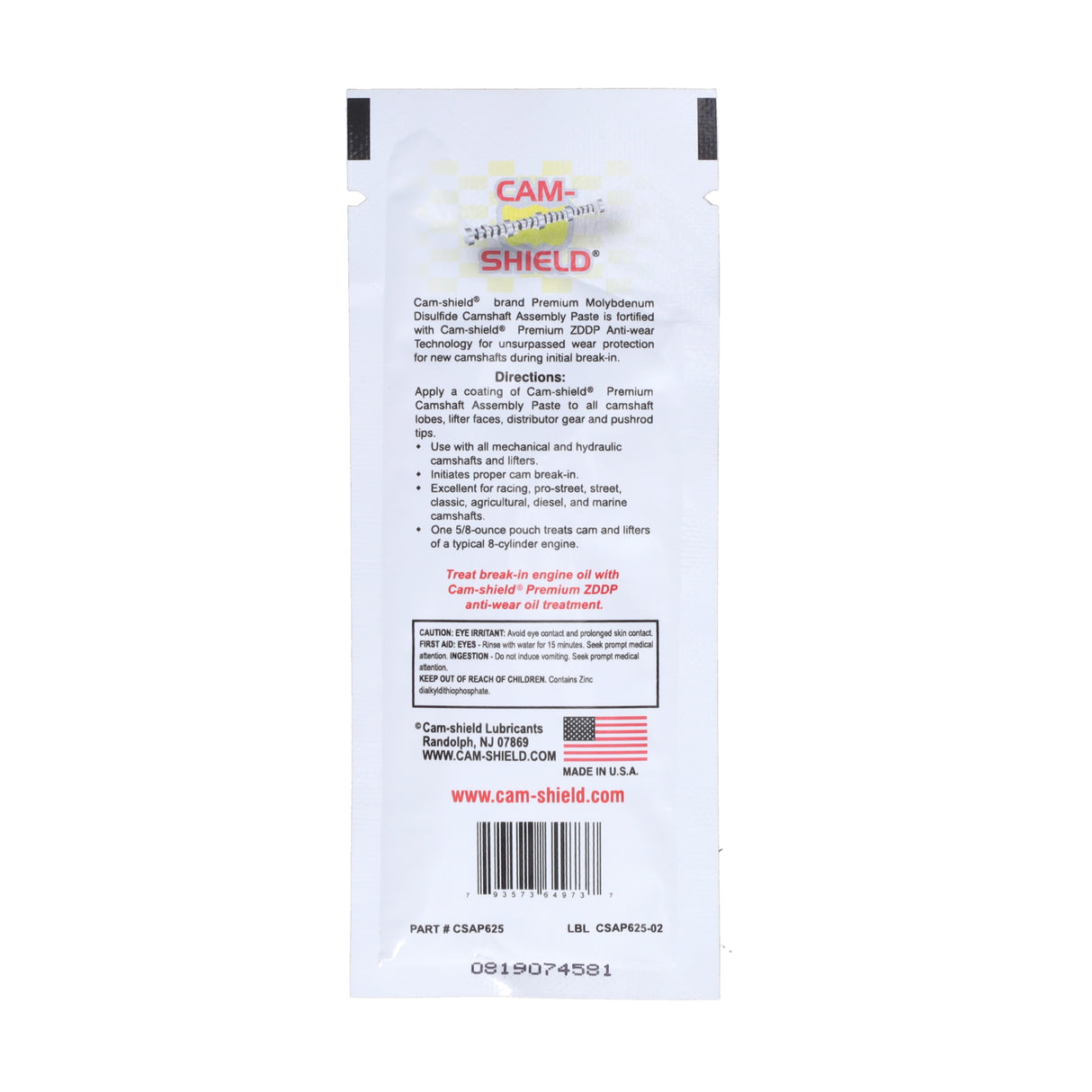 Cam Assembly Paste