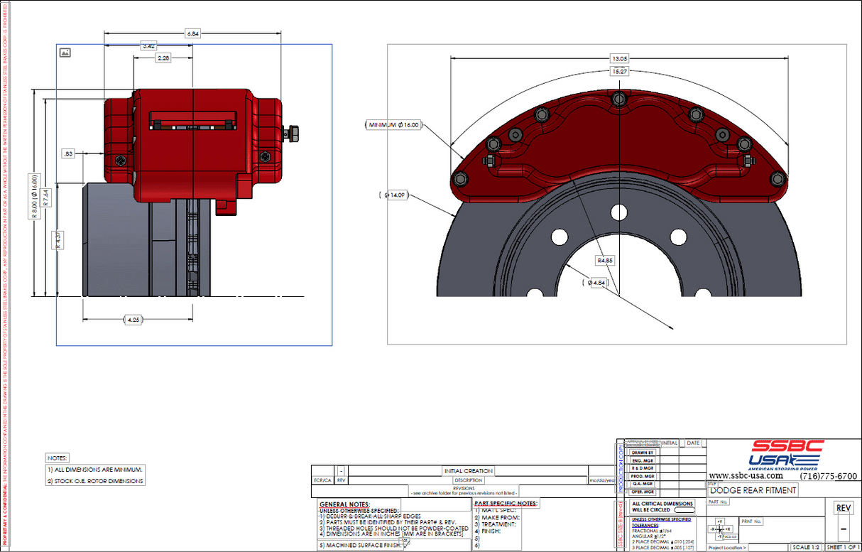 Disc Brake Kit (Aluminum)
