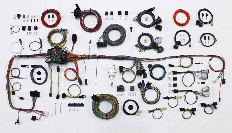 Electrical Wiring Harness - WH510706 - 1983-87 Chevrolet/GMC Truck American Autowire Wiring Harness (w/aftermarket AC) - Kanter Auto