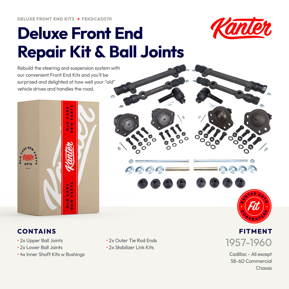 Deluxe Front Suspension Rebuild Kit
