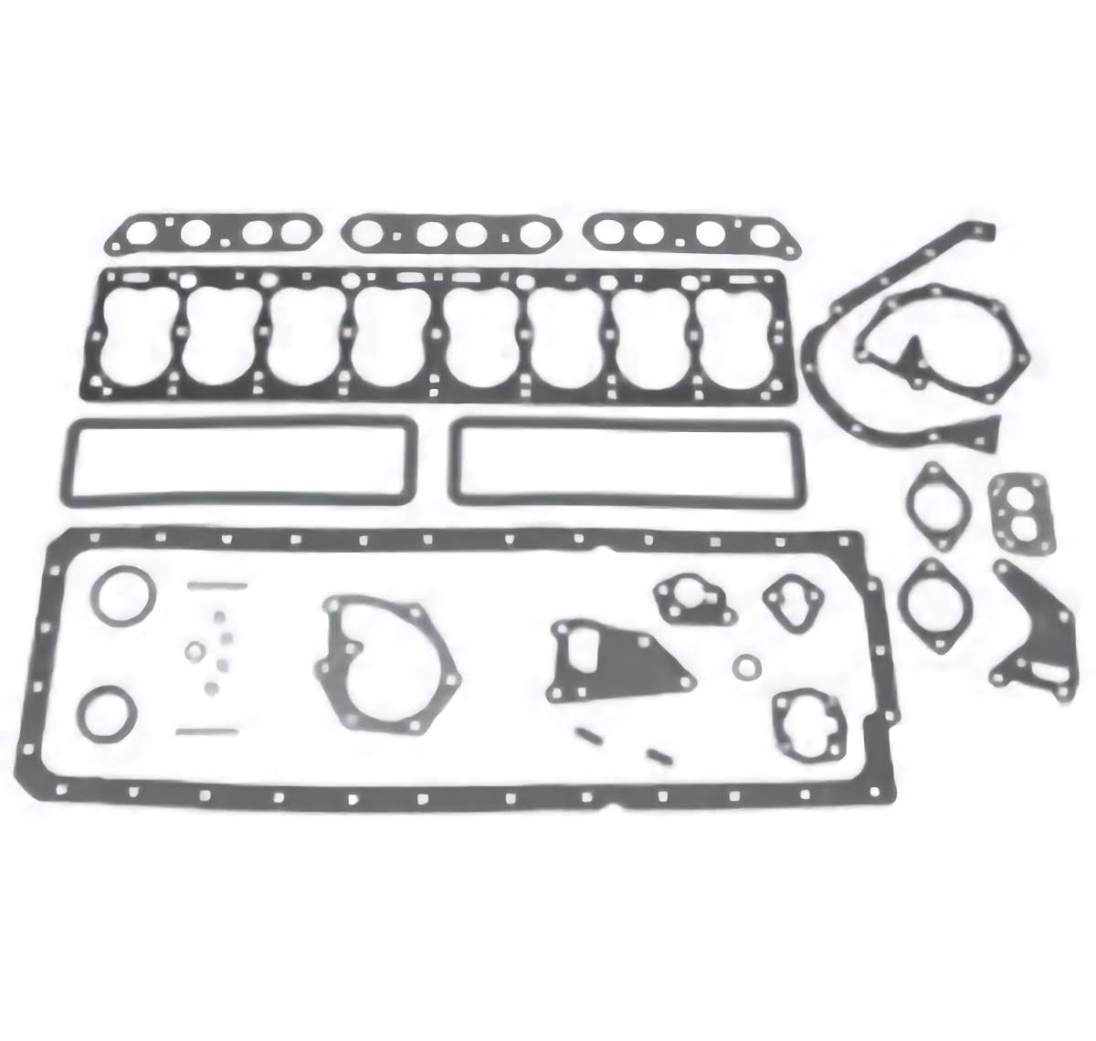 1946-1950 Chrysler 323 8 cyl Gasket Set - OHGS7537S - Kanter Auto