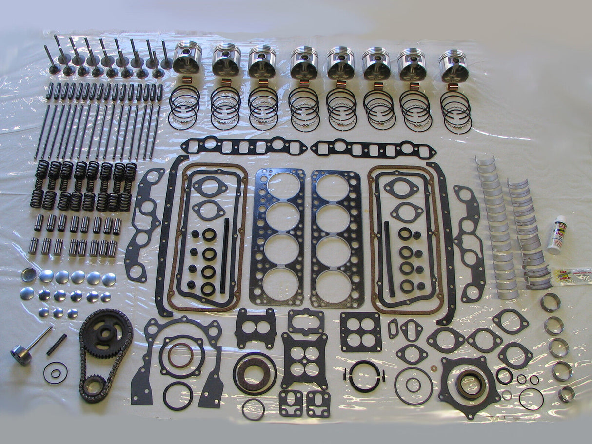 Engine Overhaul Kit - EOKDMOP330 - MOST COMPLETE Deluxe Engine Rebuild Kit 56 DeSoto 330 HEMI V8 1956 - Kanter Auto