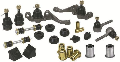 PST Polygraphite Front End Kit 1962-76 Mopar A Body (single piston disc; w/ss) - FEKPGDOD732SSK