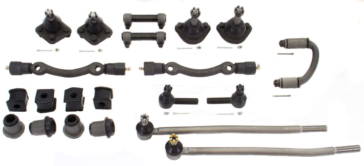 PST Super Original Front End Kit 1958 Ford Full Size (PS; w/aluminum sleeves) - FEKSSFOR581ASK