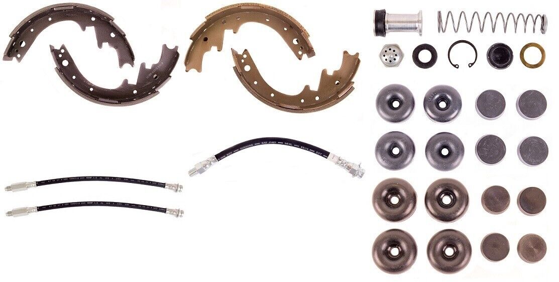 Fits 1965 Dodge Coronet Brake Rebuild Kit (power; 11" drums; HD/police/taxi) - BOKDOD654