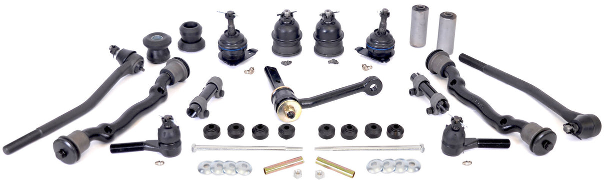 Super Orig Front End Kit 65-68 Cadillac (exc '65 75 Limo & CC; w/steel sleeves) - FEKSSCAD651SSK