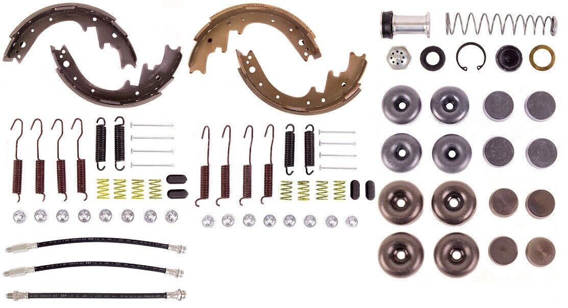 Fits 1966 Dodge Coronet Std Brake Rebuild Kit (power; 8 Cyl ex 426ci; 10" drums) - BOKDOD666