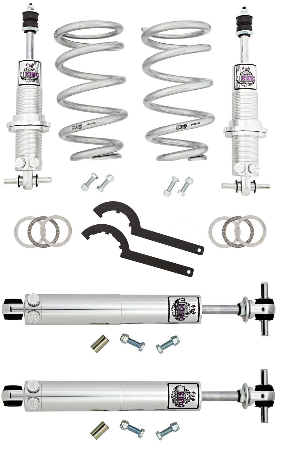 Viking Voyager Front Coil-Over/Rear Shocks 1973-76 Chevy FS (ex. wagon; BB) - VTW305-750R
