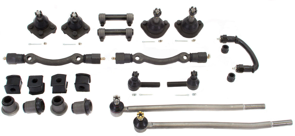 PST Super Original Front End Kit 1958 Ford Full Size (MS; w/aluminum sleeves) - FEKSSFOR583ASK