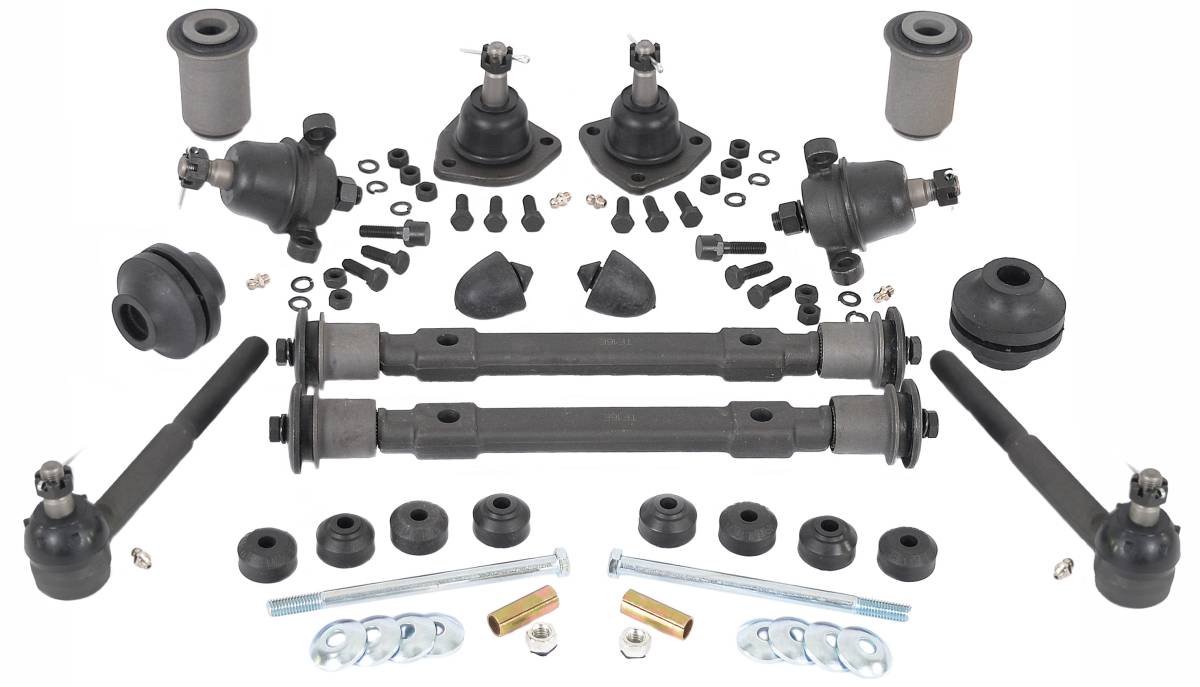 Suspension Rebuild Kit - FEKDCHE651 - Front End Kit 65 66 67 68 Chevrolet Chevy Impala BelAir - Kanter Auto
