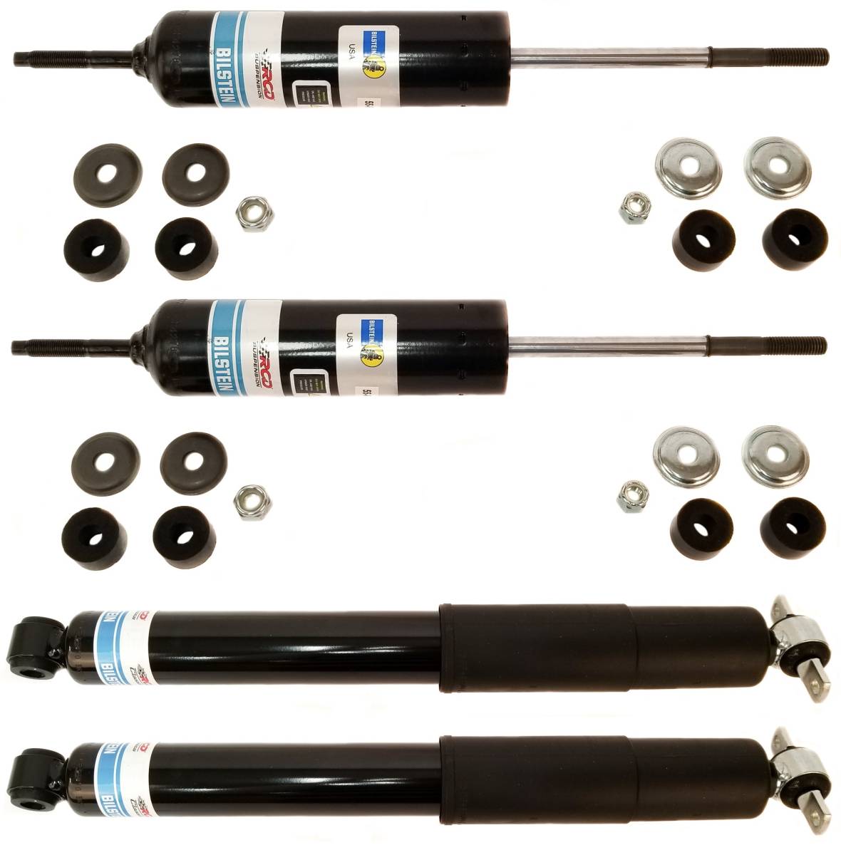 Suspension Shock Absorber Set - BIL7051049 - 1949-54 Chevrolet Full Size Bilstein Front & Rear Shocks