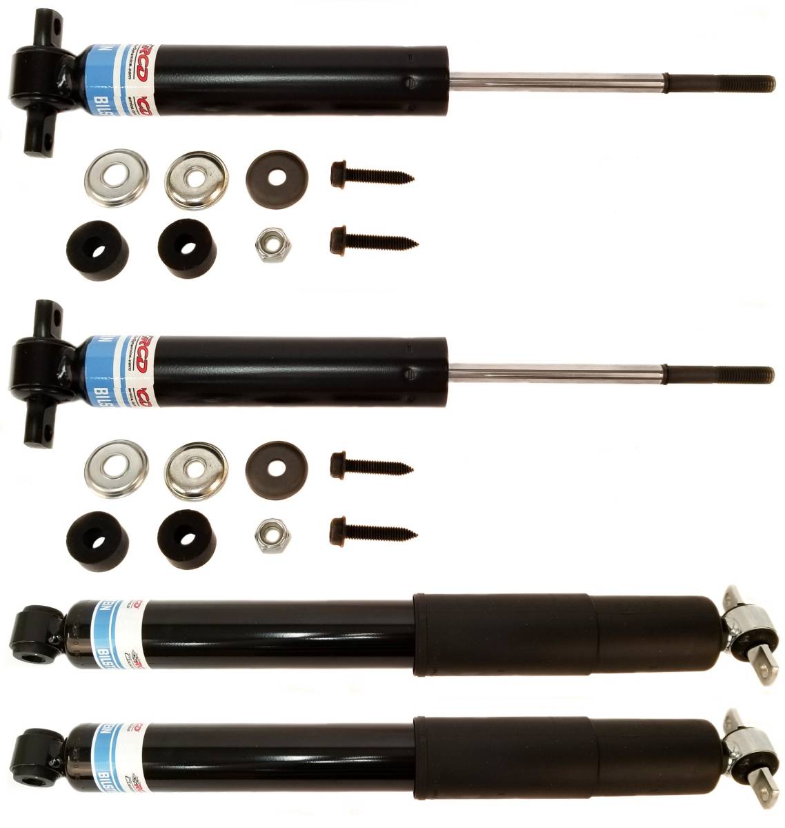 Suspension Shock Absorber Set - BIL7051064 - 1964-67 GM A Body Bilstein Front & Rear Shocks