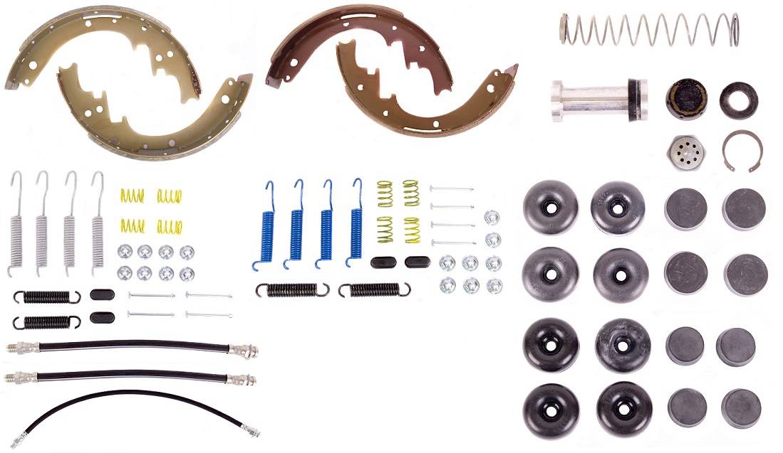 Disc Brake Pad and Rotor / Drum Brake Shoe and Drum Kit - BOKBUI612 - 1961 Buick Full Size Standard Brake Rebuild Kit (Bendix power brakes) - Kanter Auto