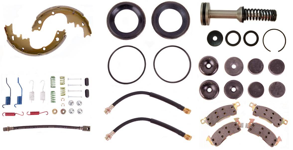 Disc Brake Pad and Rotor / Drum Brake Shoe and Drum Kit - BOKBUI855 - 1985 Buick LeSabre Standard Brake Rebuild Kit (disc/drum; power) - Kanter Auto