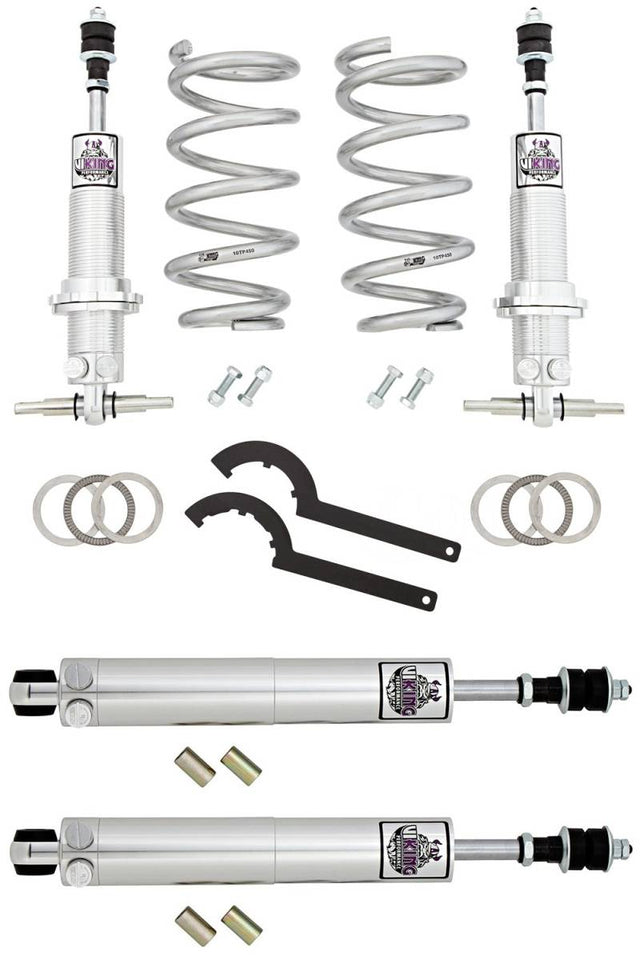 Suspension Shock Absorber Set - VTW312-350T - Viking Voyager Front Coil-Over/Rear Shocks 1962-67 Chevrolet Chevy II/Nova (SB)