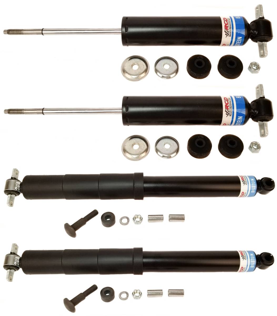 Suspension Shock Absorber Set - BIL7051965 - 1965-70 Pontiac Full Size Bilstein Front & Rear Shocks