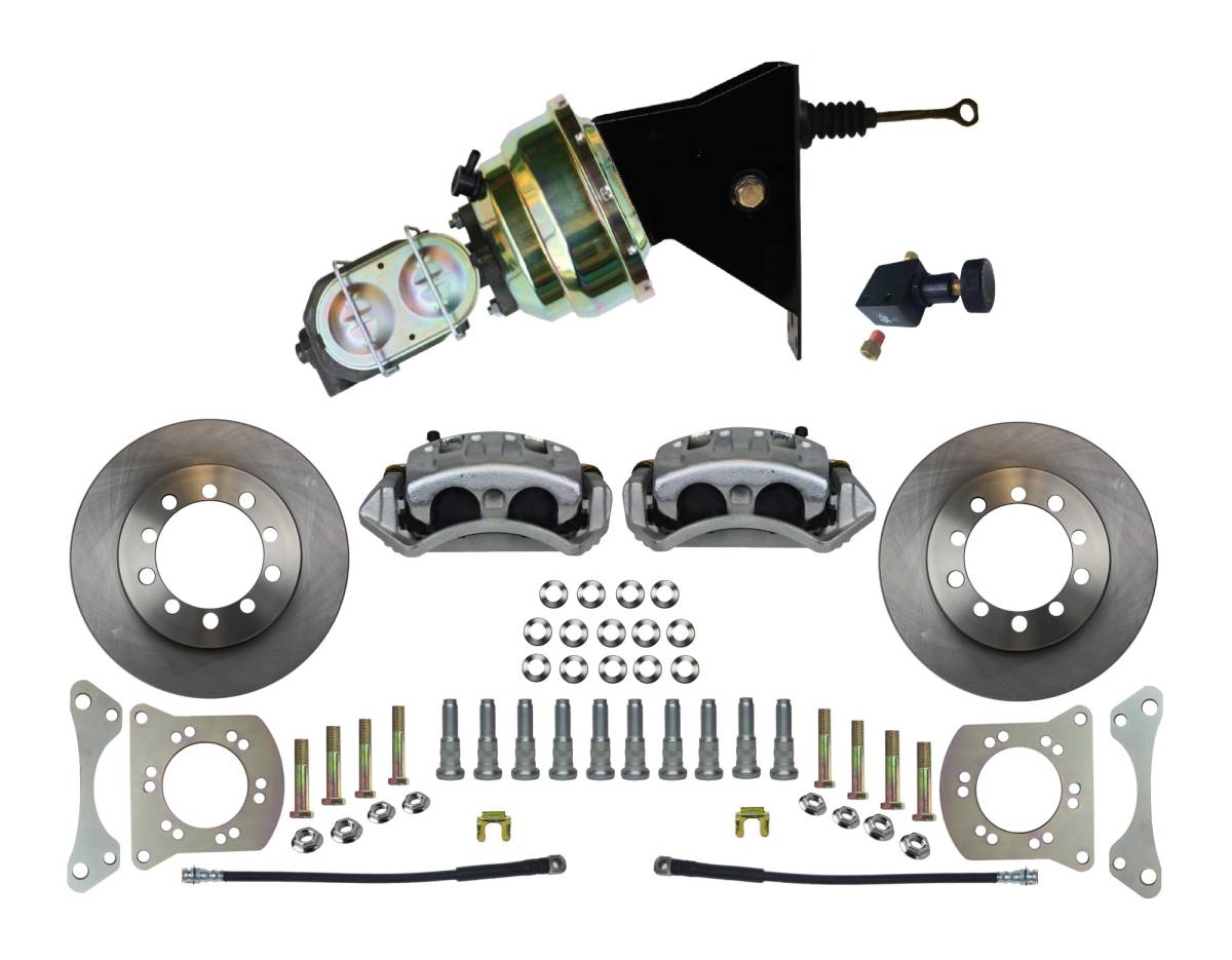 Brake Conversion Kit - DBKFC5001-8105 - 1966-75 Ford Bronco Leed Brakes Front Disc (power) - Kanter Auto