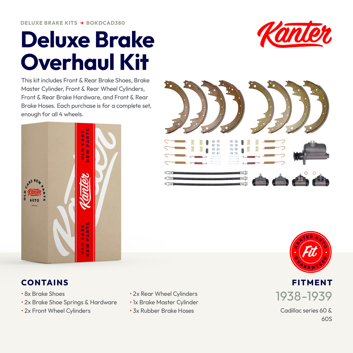 Deluxe Brake Overhaul Kit
