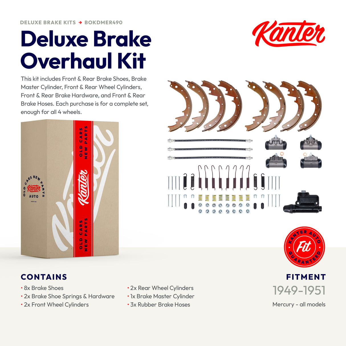 Deluxe Brake Overhaul Kit