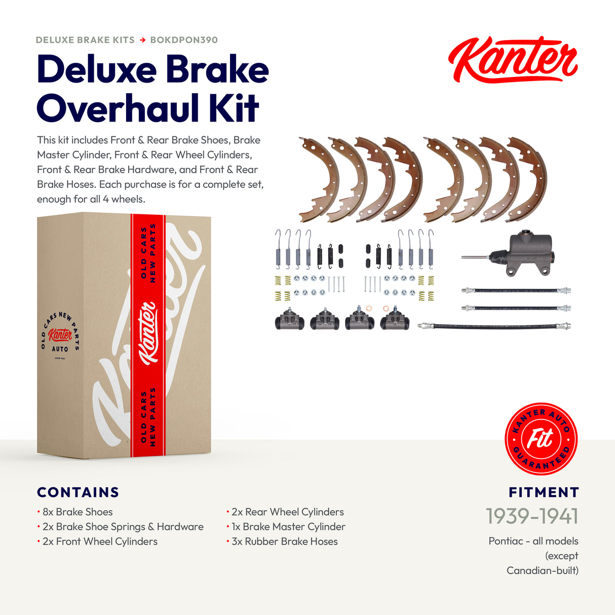 Deluxe Brake Overhaul Kit