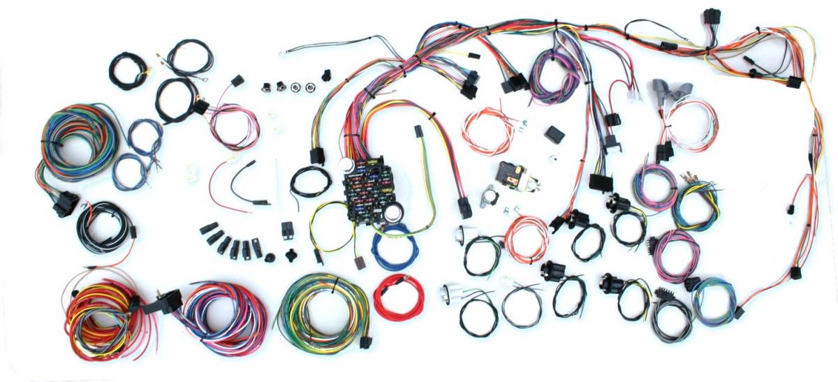 Electrical Wiring Harness - WH500686 - 1969 Chevrolet Camaro American Autowire Wiring Harness - Kanter Auto