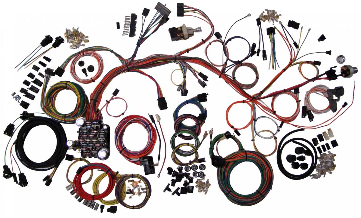 Electrical Wiring Harness - WH510063 - 1961-64 Chevrolet Full Size American Autowire Wiring Harness - Kanter Auto