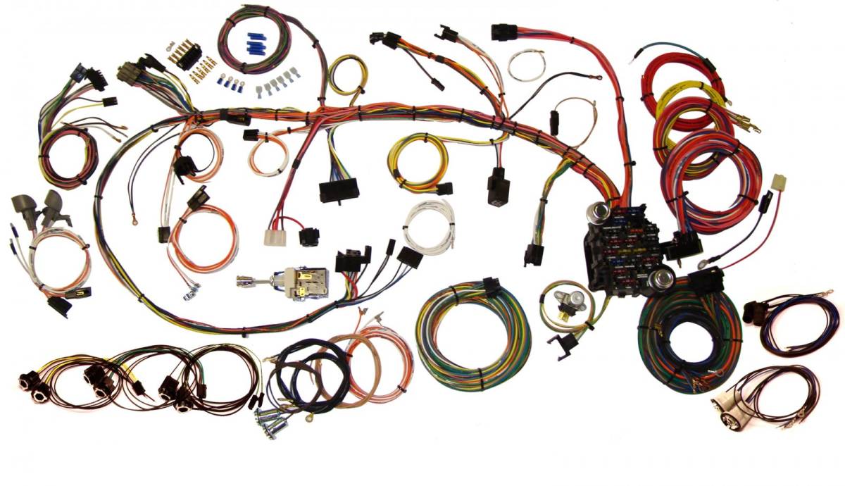 Electrical Wiring Harness - WH510174 - 1970-73 Pontiac Firebird American Autowire Wiring Harness - Kanter Auto