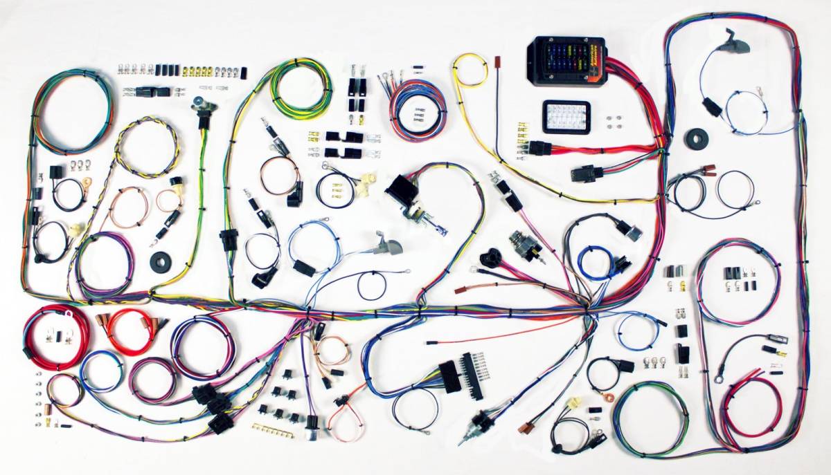 Electrical Wiring Harness - WH510317 - 1966-77 Ford Bronco American Autowire Wiring Harness - Kanter Auto