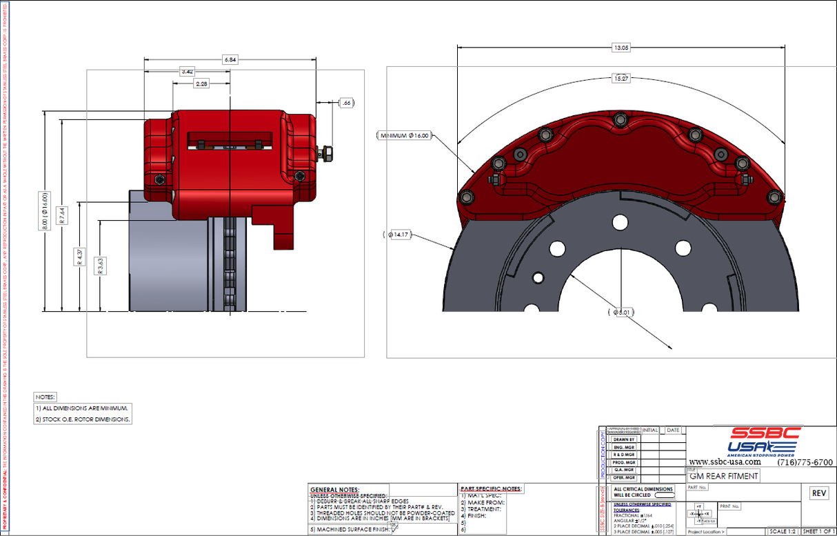 Disc Brake Kit (Aluminum)
