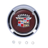 Wire Wheel Spoke Center Caps x4 - HCVCAD77X4 - 1977-1996 Cadillac RWD NEW SET - Kanter Auto