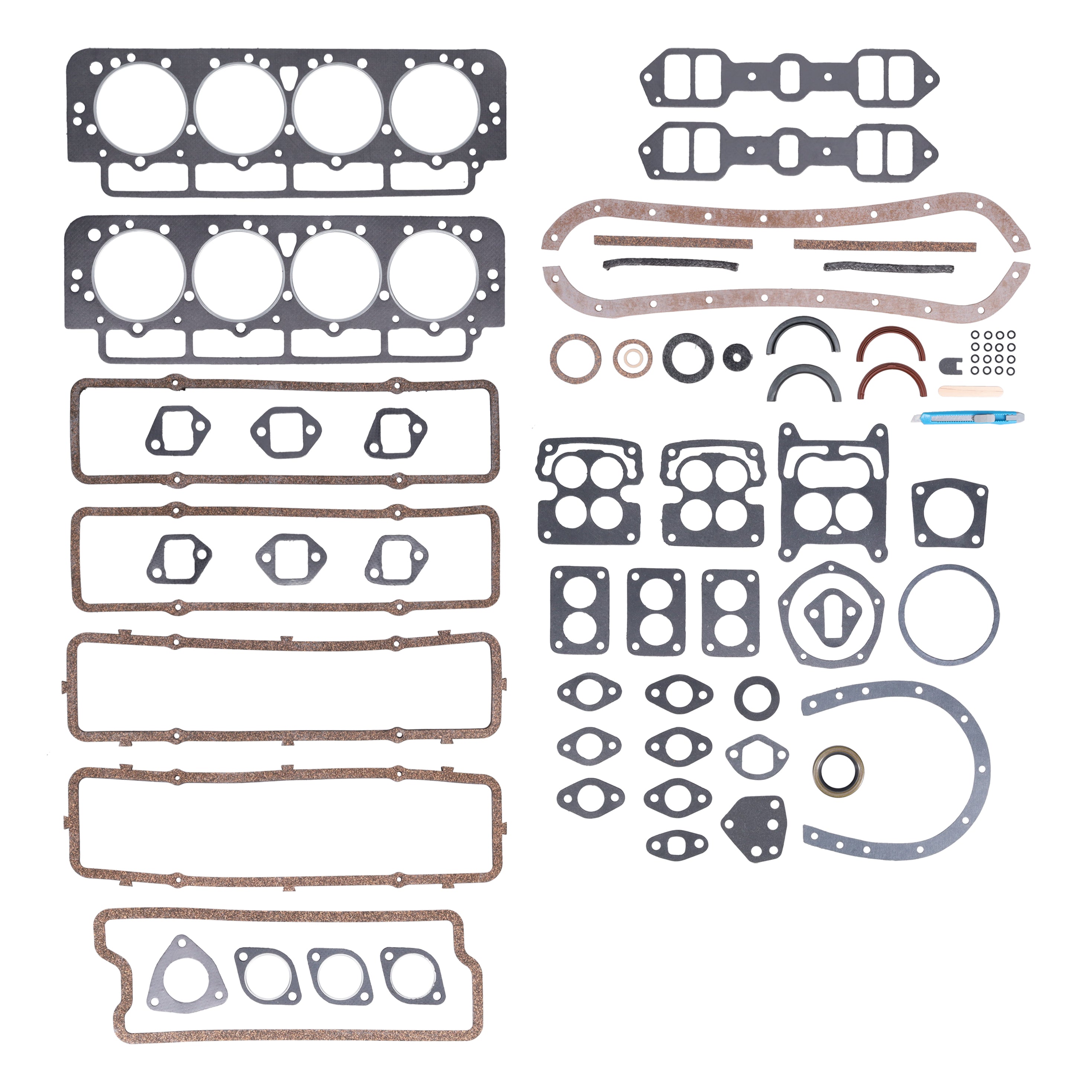 金メッキゴールドキャデラック 1956-1962 Cadillac Overhaul Gasket Set | Kanter Auto