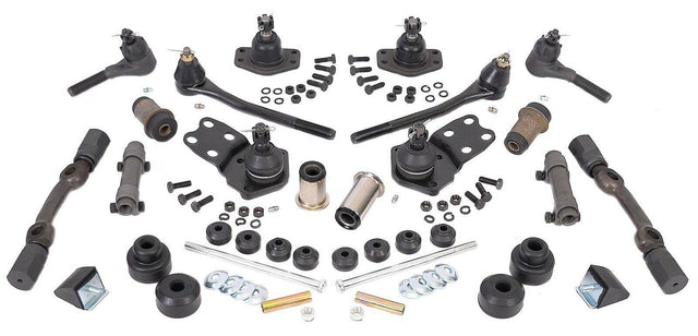 Super Orig Front End Kit 64-65 Ford Fairlane (MS; from 3/2/64; w/steel sleeves) - FEKSSFOR639SSK