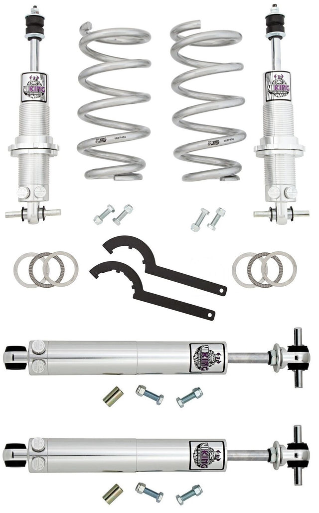 Viking Voyager Front Coil-Over/Rear Smooth Body Shocks 1964-67 GM A Body (SB)