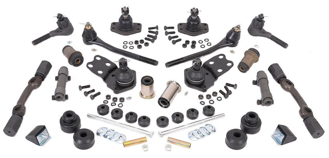 Super Orig Front End Kit 1964-65 Ford Fairlane (MS; from 3/2/64; w/alum sleeves) - FEKSSFOR639ASK