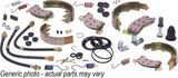 1984 Ford Full Size Standard Brake Rebuild Kit (power disc; 10" rear drums) - BOKFOR840