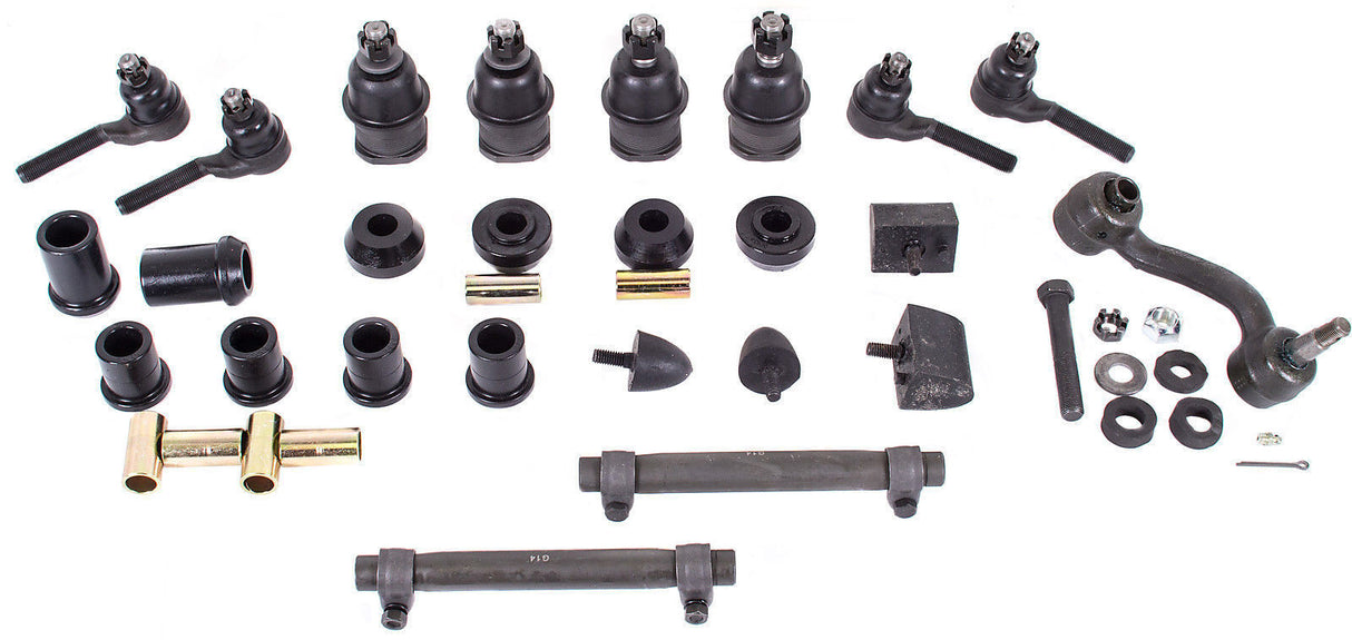 PST Polygraphite Super Front End Kit 1973 Mopar B Body (w/steel sleeves) - FEKSPDOD731SSK