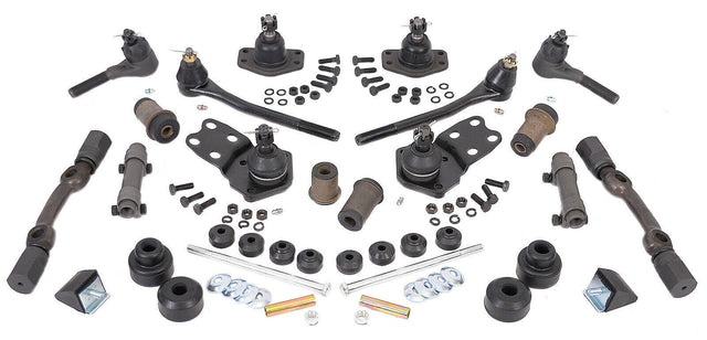 Super Orig Front End Kit 1962-64 Ford Fairlane (MS; to 3/1/64; w/steel sleeves) - FEKSSFOR621SSK