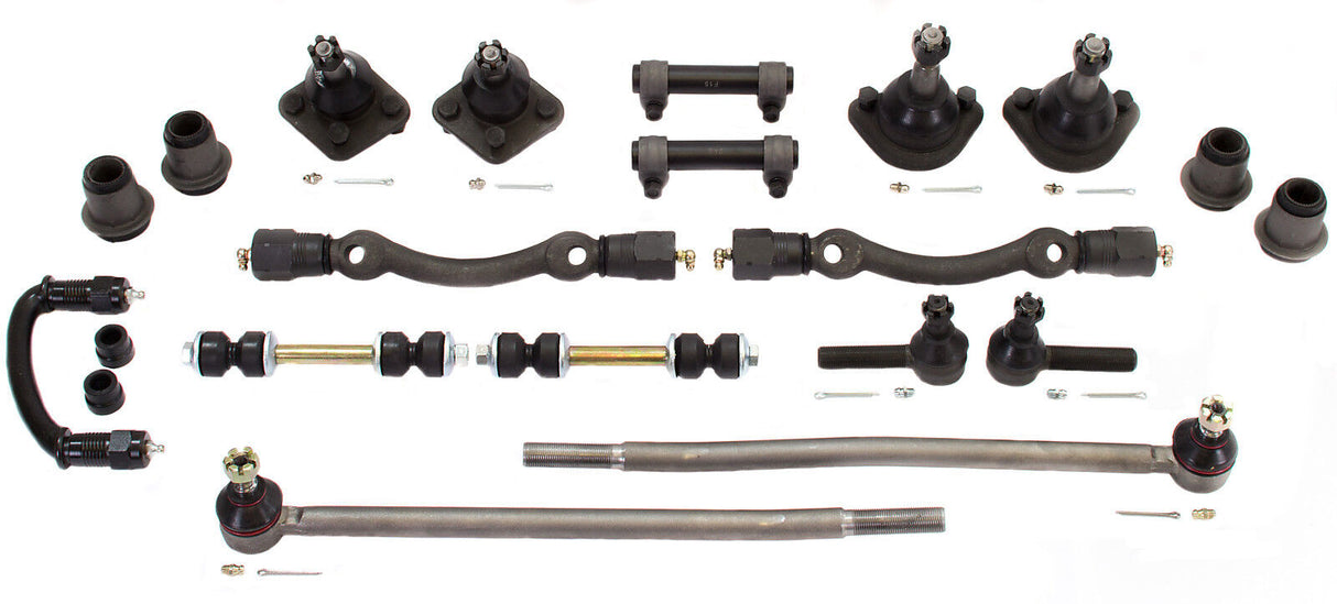 PST Super Original Front End Kit 1959 Ford/Edsel Full Size (MS; w/alum sleeves) - FEKSSFOR592ASK