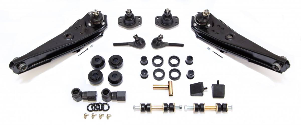 Suspension Rebuild Kit - FEKPGFOR646 - PST Polygraphite Front End Kit 1964-65 Falcon/Comet, 64-66 Mustang (MS, 6 cyl) - Kanter Auto