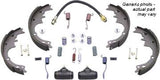 Disc Brake Pad and Rotor / Drum Brake Shoe and Drum Kit - RBOKMUS677 - 1967-68 Ford Mustang 8 Cylinder Rear Brake Rebuild Kit (390ci) - Kanter Auto