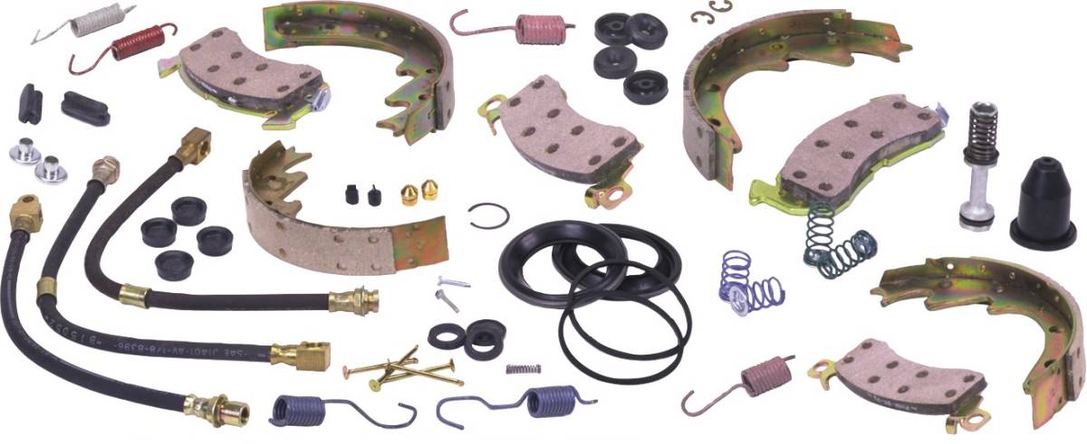 Disc Brake Pad and Rotor / Drum Brake Shoe and Drum Kit - BOKMWPON673 - 1967 Pontiac Tempest/LeMans/GTO Master Brake Rebuild Kit (drum brakes) - Kanter Auto