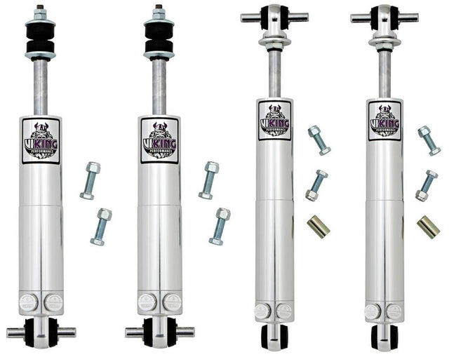 Suspension Shock Absorber Set - VSK204 - Viking Warrior 4 Pack Smooth Bodied Shocks 1968-79 GM X Body