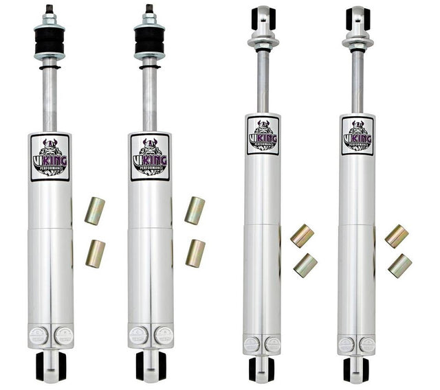 Suspension Shock Absorber Set - VSK232 - Viking Warrior 4 Pack Smooth Bodied Shocks 1960-76 Mopar A Body