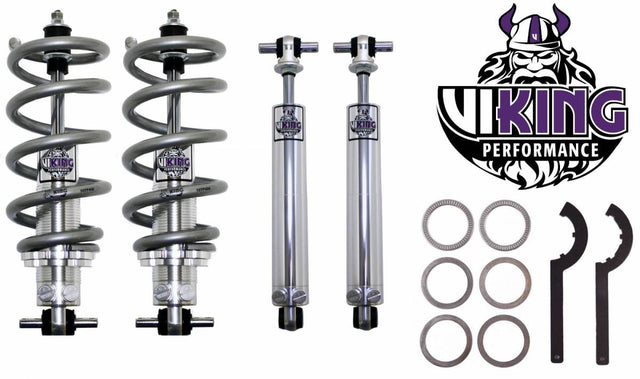 Suspension Shock Absorber Set - VTK209-450R - VikingÂ® Warrior Front Coil-Over/Rear Smooth Shocks 1970-81 Camaro/Firebird (SB)