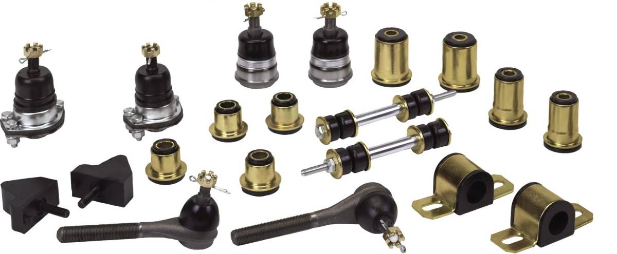 Suspension Rebuild Kit - FEKPGCHE744 - Polygraphite Front End Kit 1974 Chevrolet A Body, Grand Prix (1.625" LFCAB) - Kanter Auto