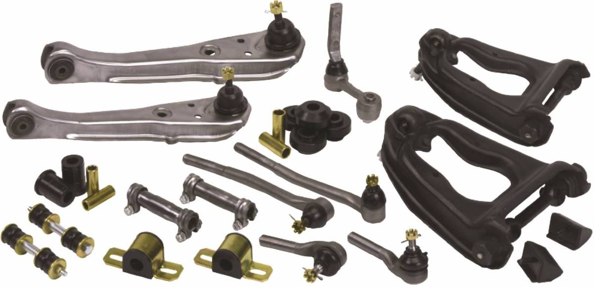 Suspension Rebuild Kit - FEKSPFOR644 - Polygraphite Super Front End Kit 1964-65 Falcon/Comet, 64-66 Mustang (6 cyl, MS) - Kanter Auto