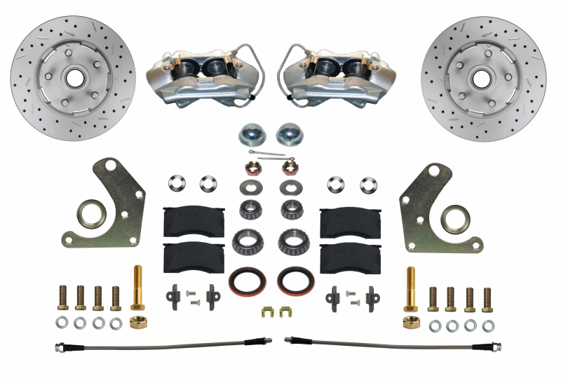 Brake Conversion Kit - DBK2003SMX - 1965-72 Mopar C Body Leed Brakes Front Wheel Disc (D&S) - Kanter Auto