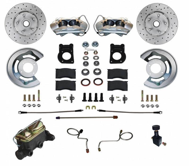 Brake Conversion Kit - DBK2M405X - 1967-69 Ford/Mercury Leed Brakes Front Manual Disc Brake Conv Kit (D&S rotors) - Kanter Auto