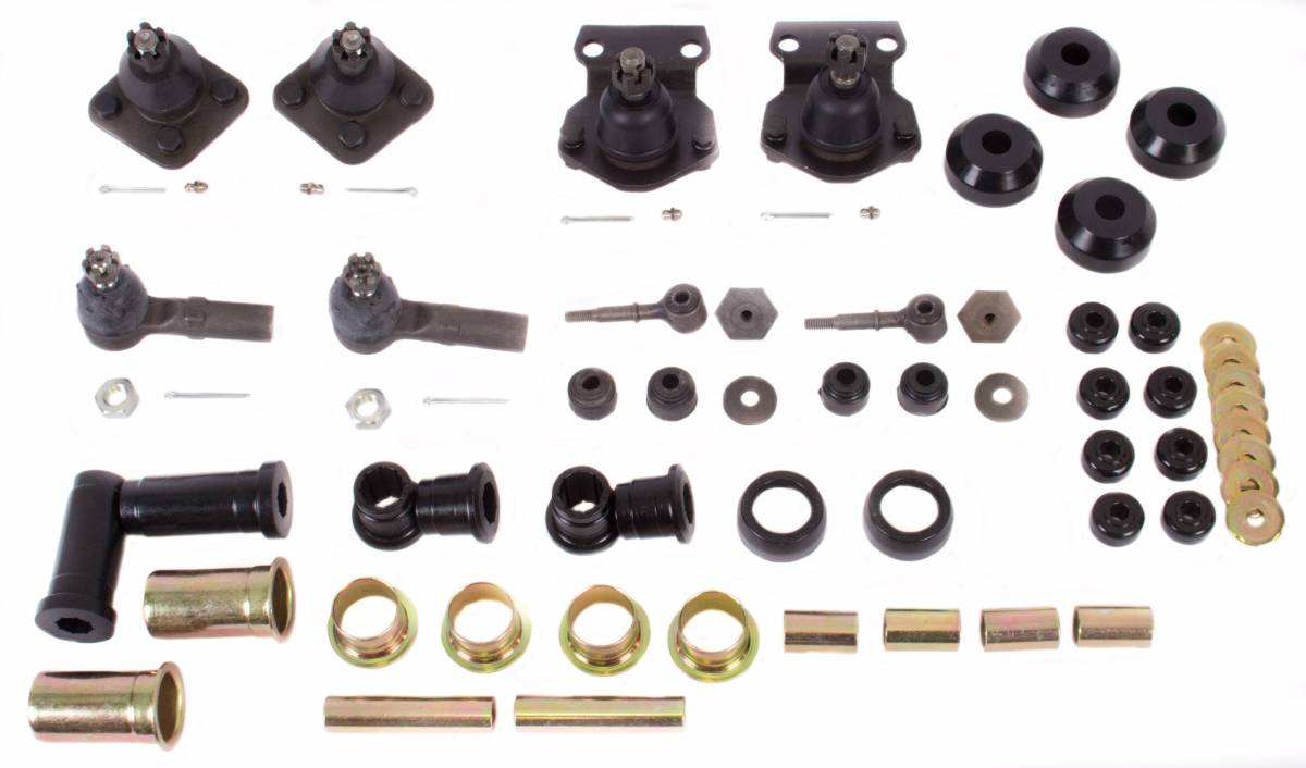 Suspension Rebuild Kit - FEKPGFOR758 - PST Polygraphite Front End Kit 1974-78 Ford Mustang II - Kanter Auto