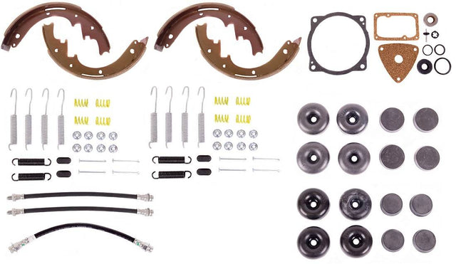 Disc Brake Pad and Rotor / Drum Brake Shoe and Drum Kit - BOKBUI571 - 1957 Buick Special & Super Standard Brake Rebuild Kit (Bendix power brakes) - Kanter Auto